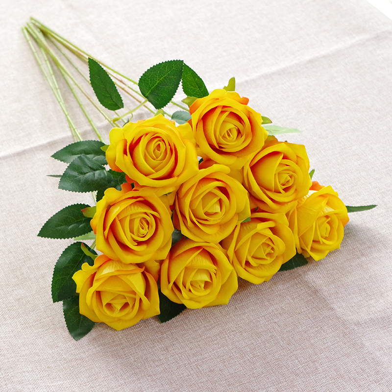 20"/50cm Artificial Rose Flower With Long Stem