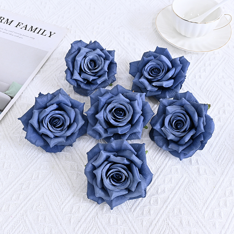Silk Rose Flower Heads For Events Decoration