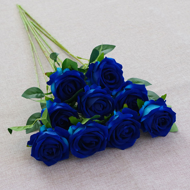 20"/50cm Artificial Rose Flower With Long Stem