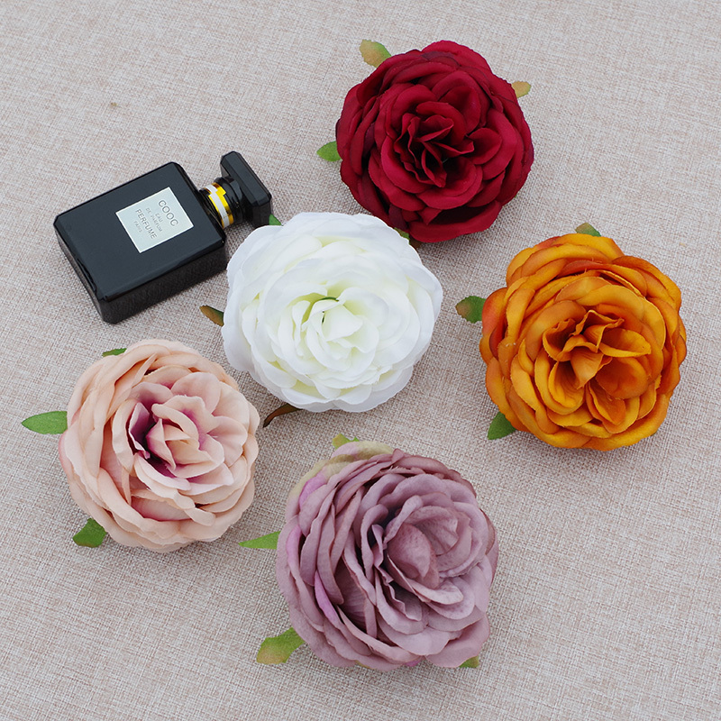 Wholesale Artificial Rose Flower Heads For Decoration