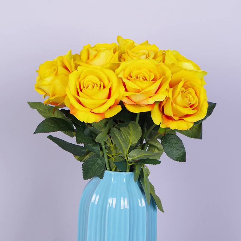 20"/51cm Artificial Roses That Look Real With Stem