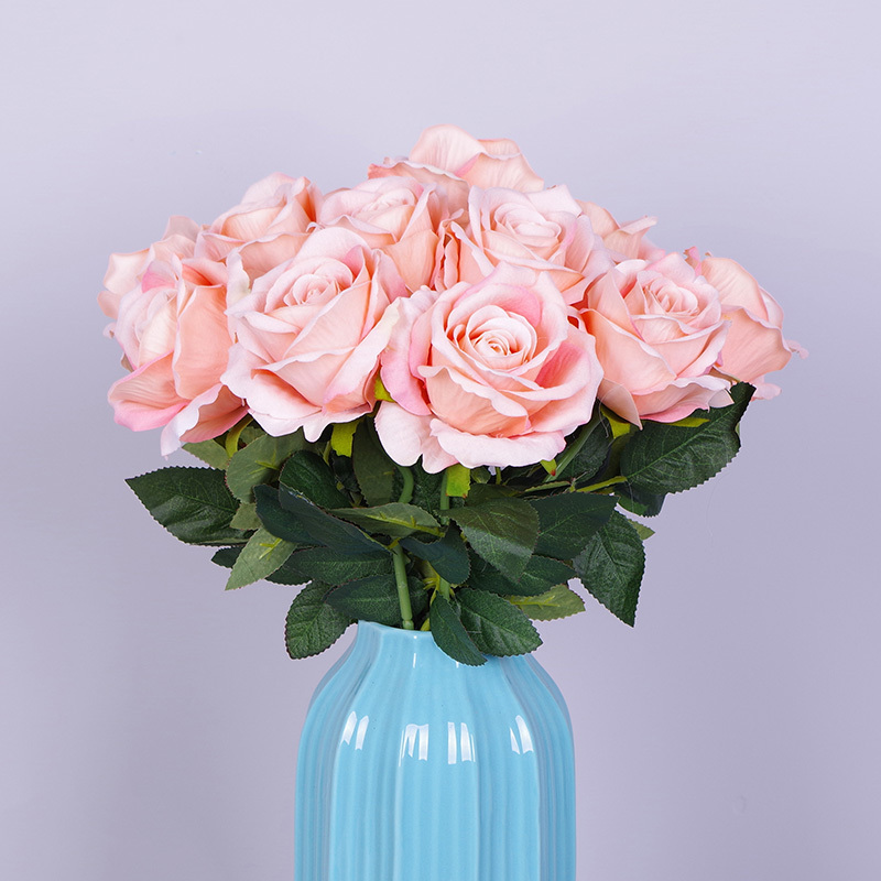 20"/51cm Artificial Roses That Look Real With Stem