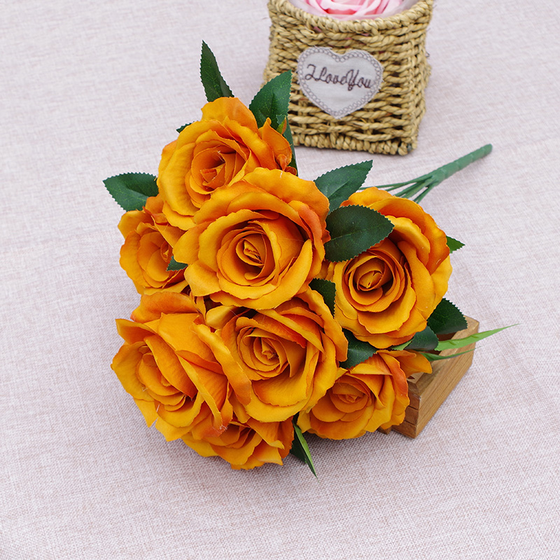 Wholesale Fake Rose Bouquet Flowers