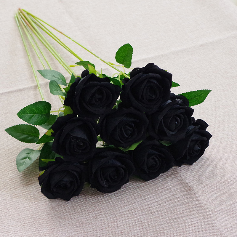 20"/50cm Artificial Rose Flower With Long Stem