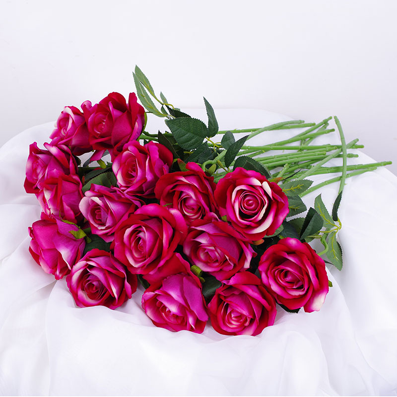 20"/51cm Artificial Roses That Look Real With Stem