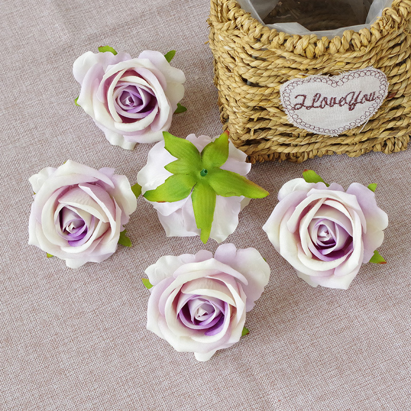 DIY Wedding Mini Fake Rose Flowers Heads In Bulk