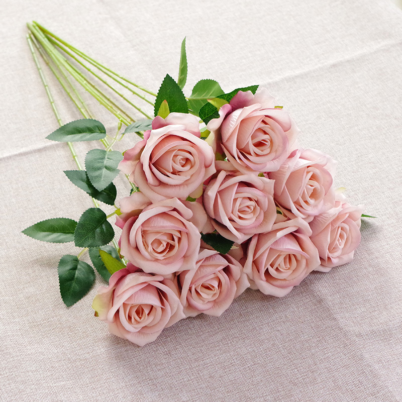 20"/50cm Artificial Rose Flower With Long Stem