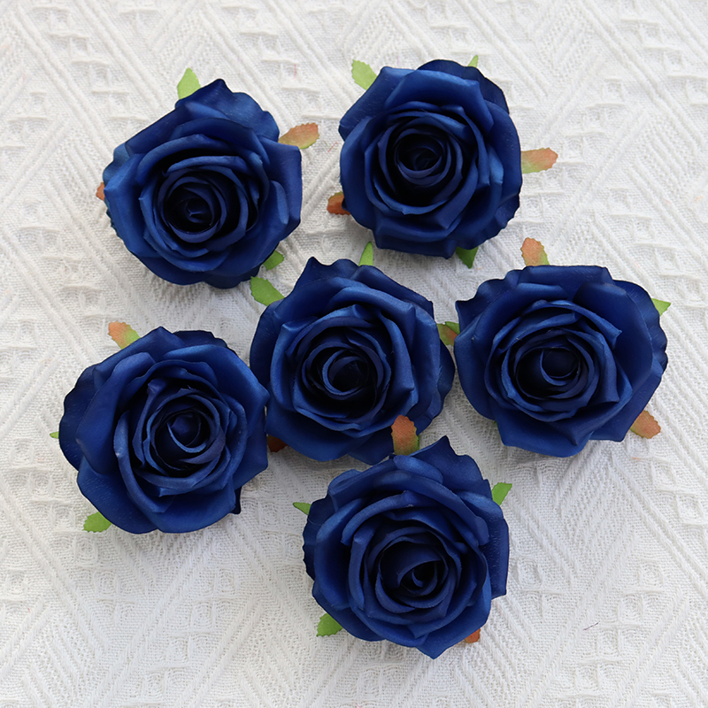 Artificial Silk Rose Flower Heads For Floral Arrangement