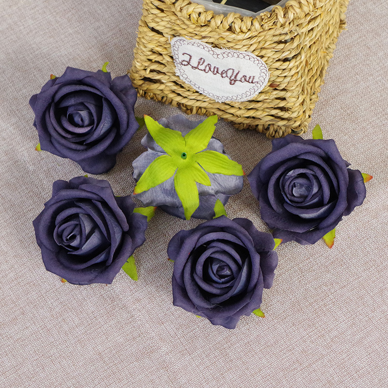 DIY Wedding Mini Fake Rose Flowers Heads In Bulk