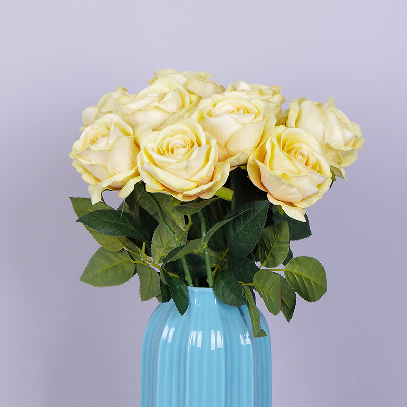 20"/51cm Artificial Roses That Look Real With Stem