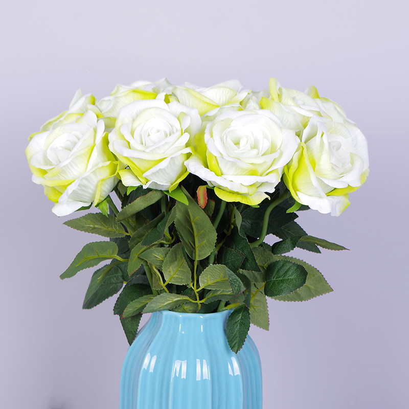 20"/51cm Artificial Roses That Look Real With Stem