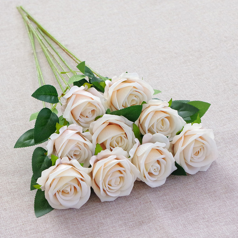 20"/50cm Artificial Rose Flower With Long Stem