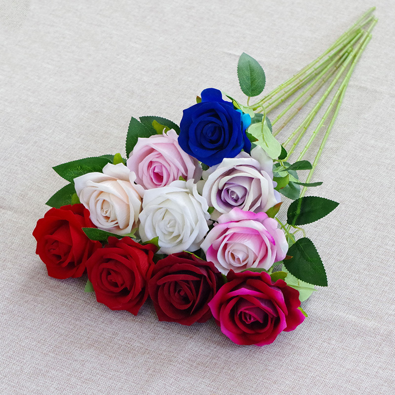 20"/50cm Artificial Rose Flower With Long Stem