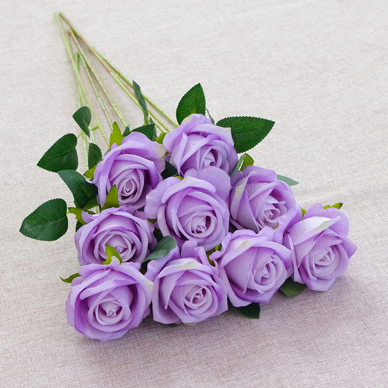 20"/50cm Artificial Rose Flower With Long Stem