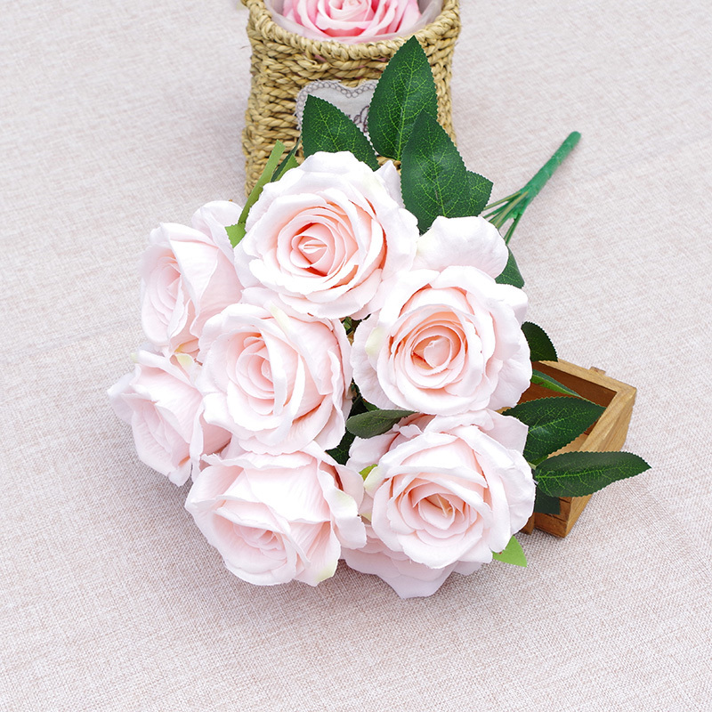 Wholesale Fake Rose Bouquet Flowers In Assorted Colors