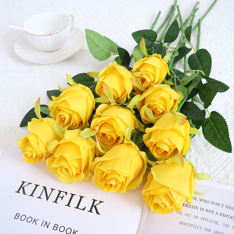 Long Stem Dusty Rose Artificial Flowers For Vase
