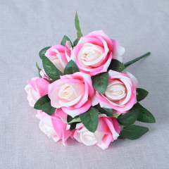 deep rose pink