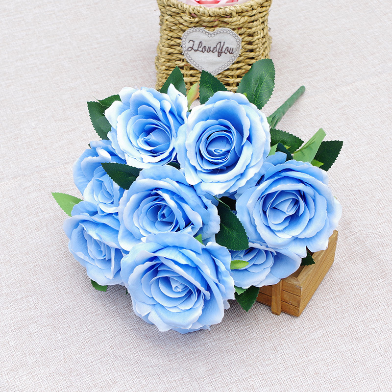Wholesale Fake Rose Bouquet Flowers In Assorted Colors