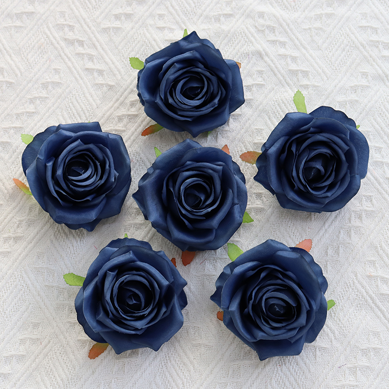 Artificial Silk Rose Flower Heads For Floral Arrangement