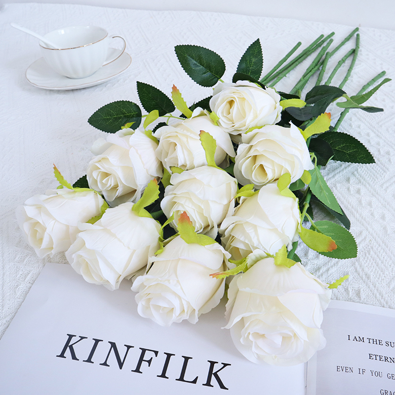 Long Stem Dusty Rose Artificial Flowers For Vase