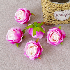 deep rose pink