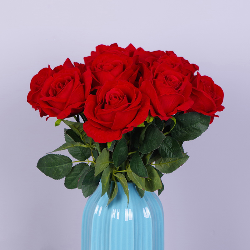 20"/51cm Artificial Roses That Look Real With Stem