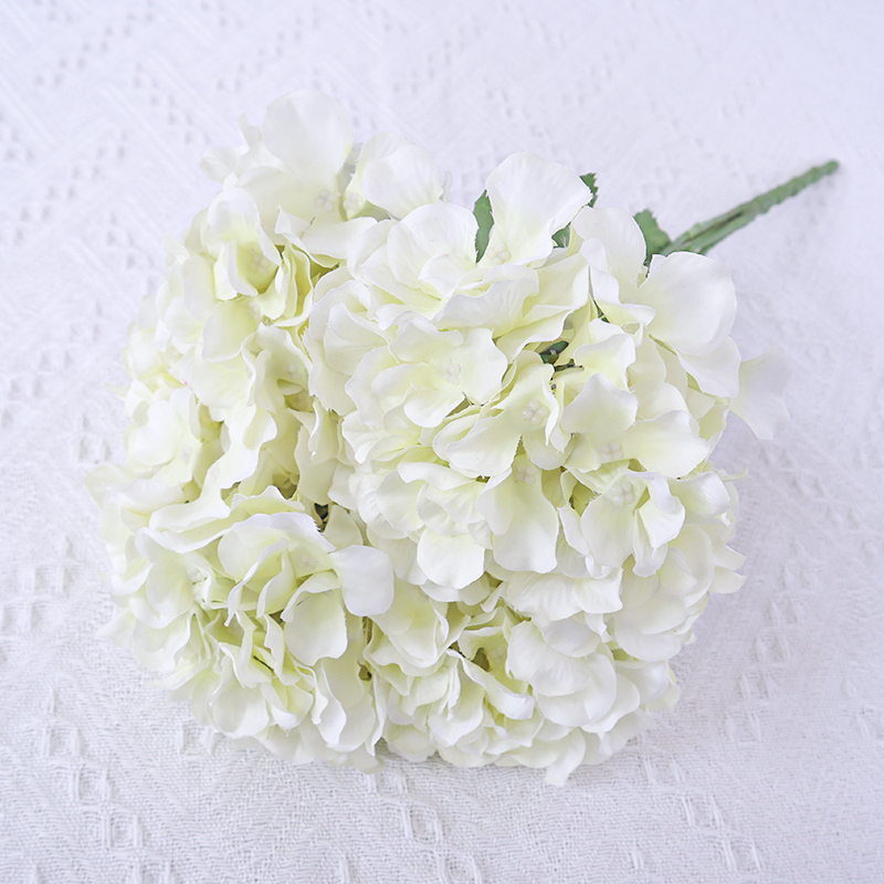 5 Branches Artificial Wedding Hydrangea Bouquet
