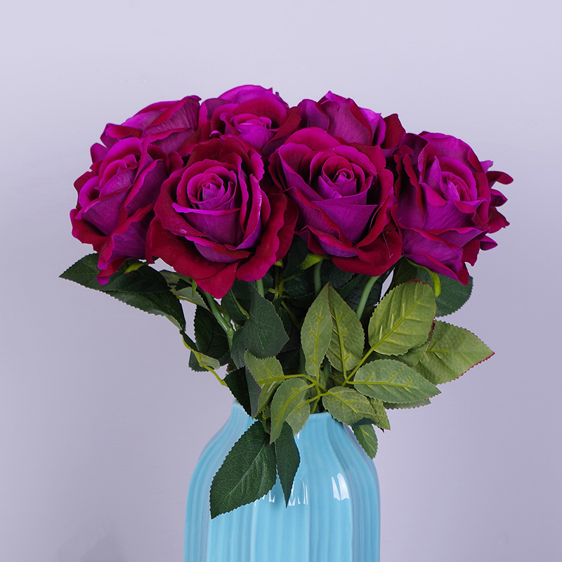 20"/51cm Artificial Roses That Look Real With Stem