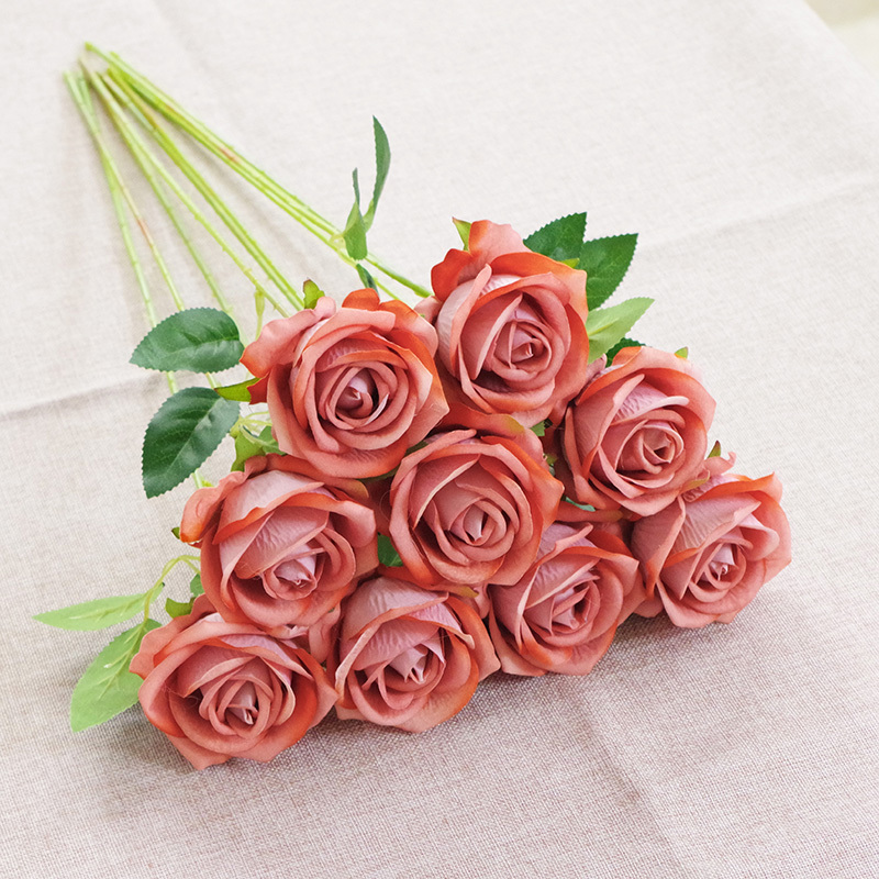 20"/50cm Artificial Rose Flower With Long Stem