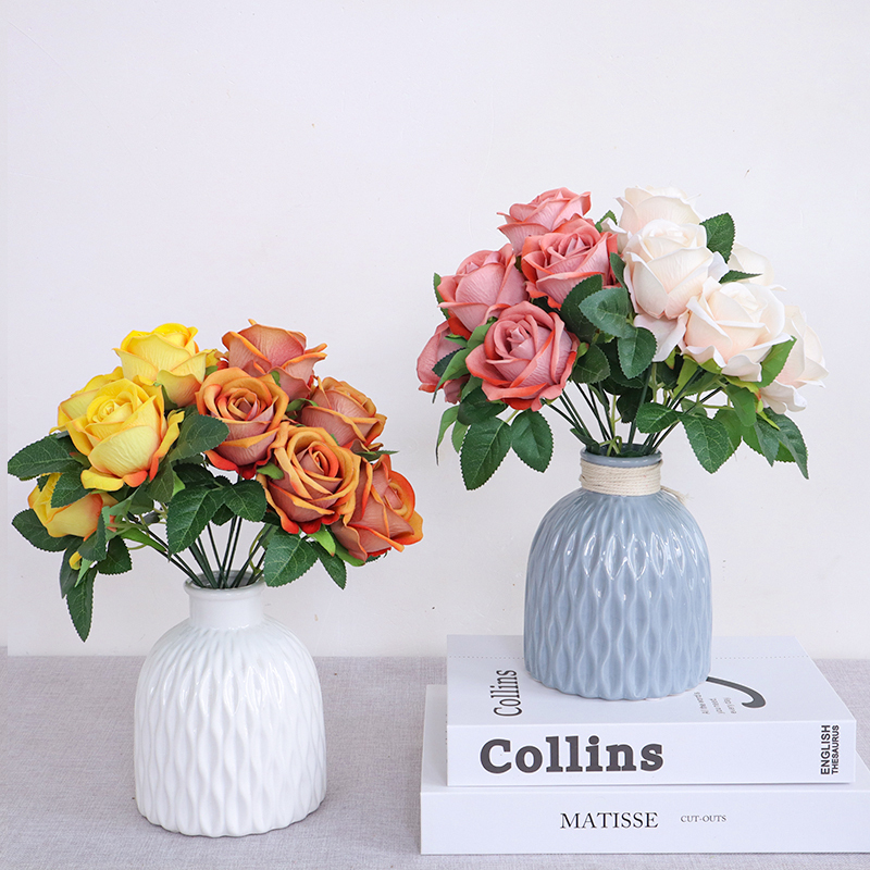 Artificial Roses Wedding Bouquet Flowers Wholesale Bulk