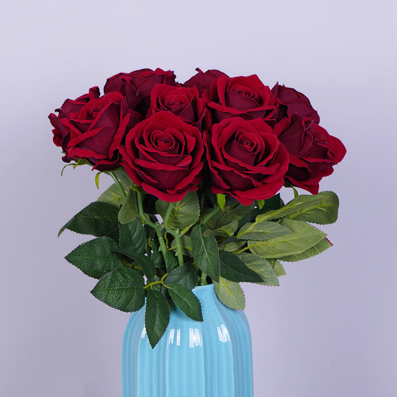 20"/51cm Artificial Roses That Look Real With Stem