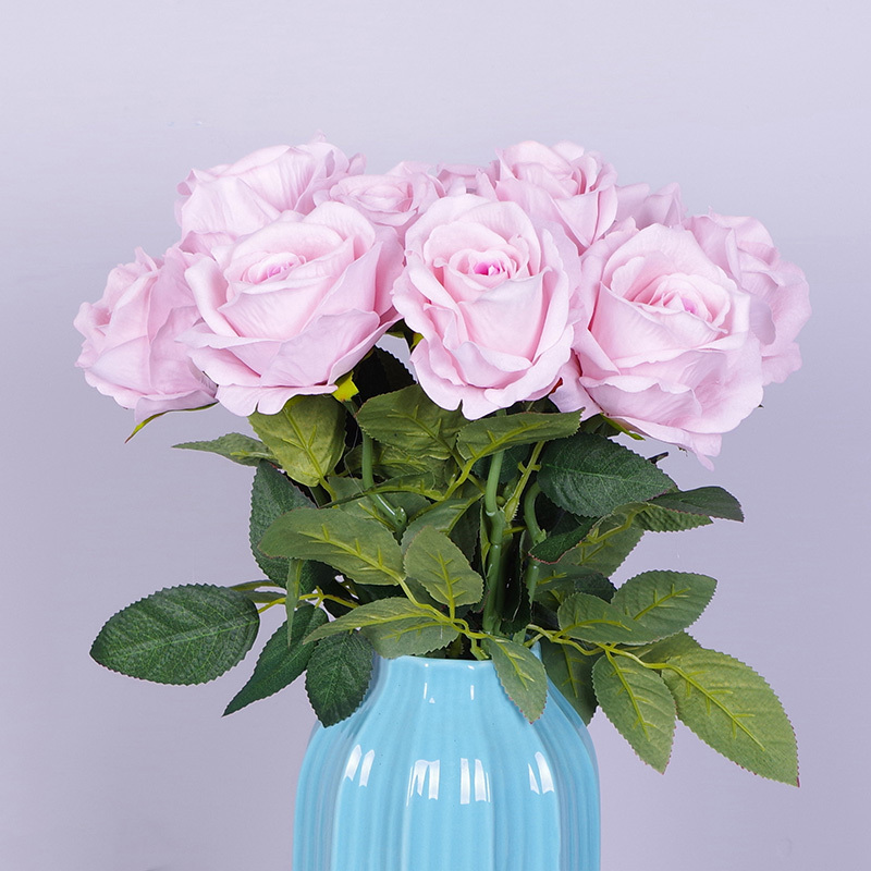 20"/51cm Artificial Roses That Look Real With Stem