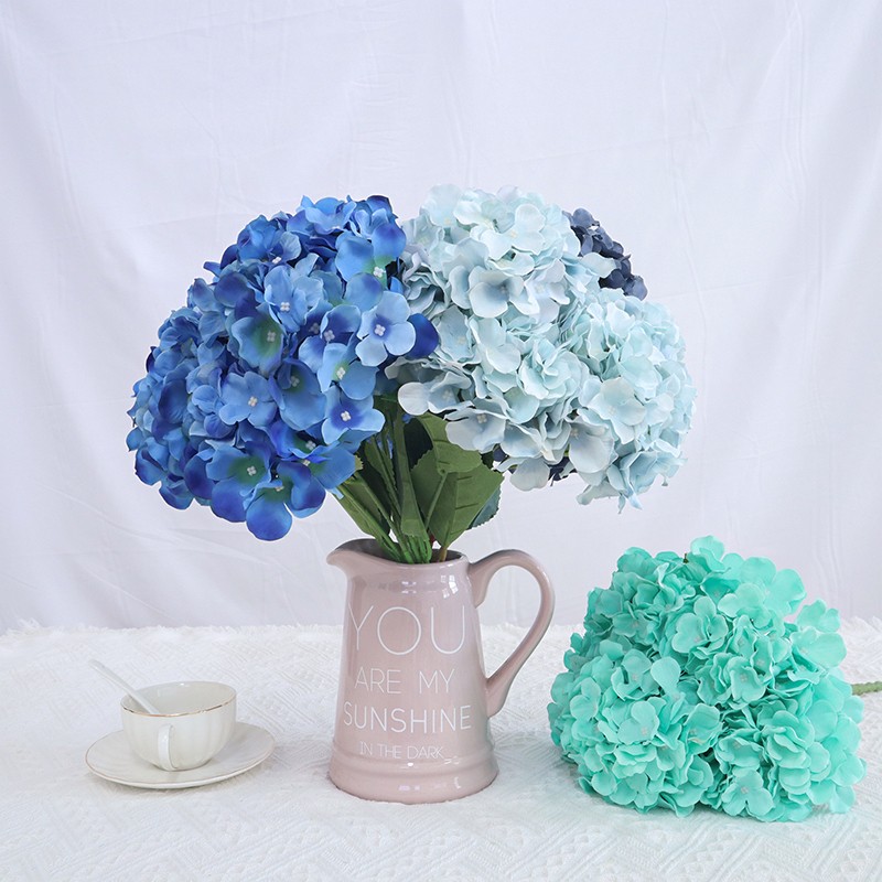 5 Branches Artificial Wedding Hydrangea Bouquet