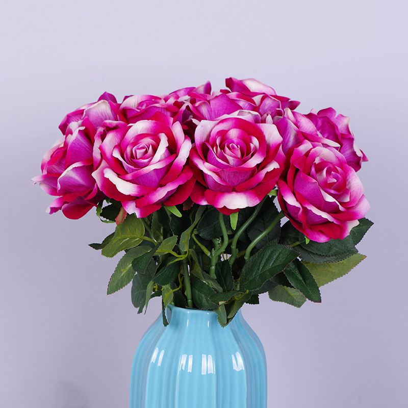 20"/51cm Artificial Roses That Look Real With Stem