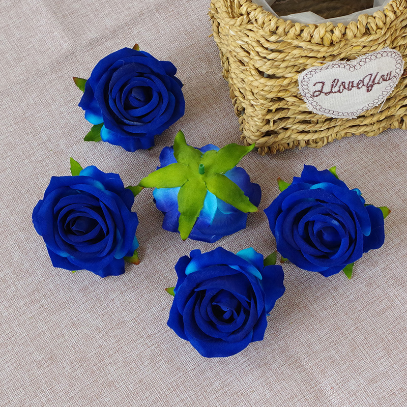 DIY Wedding Mini Fake Rose Flowers Heads In Bulk