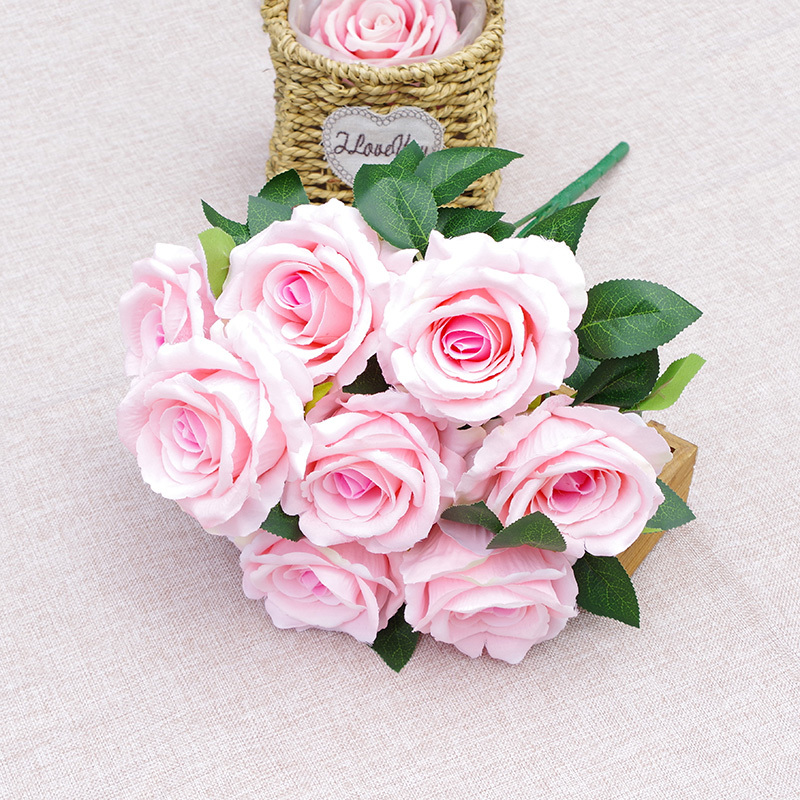 Wholesale Fake Rose Bouquet Flowers In Assorted Colors