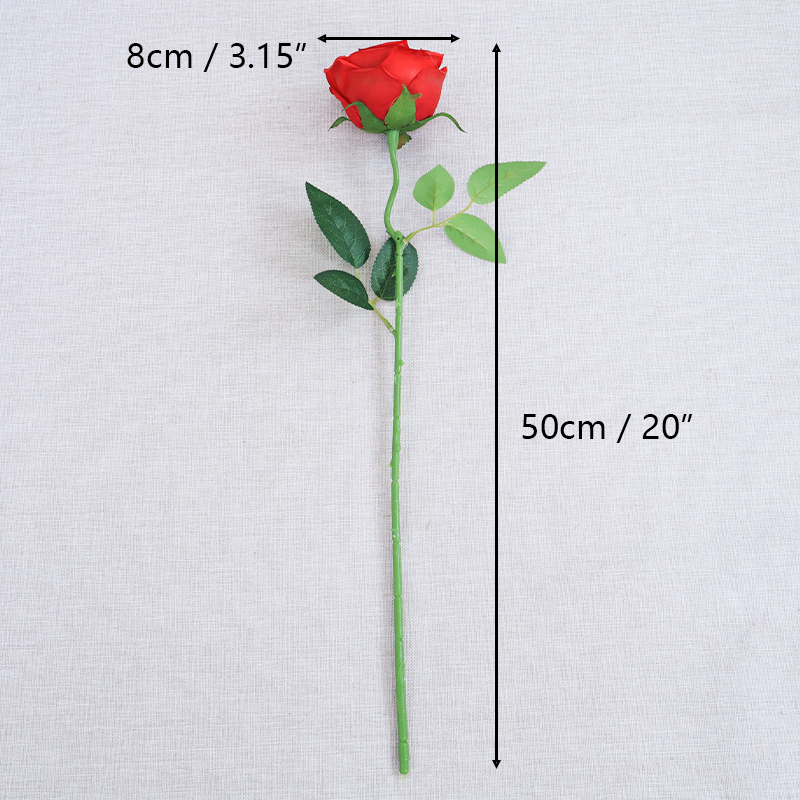 Fake Rose Decorative Flowers For Living Room Bulk