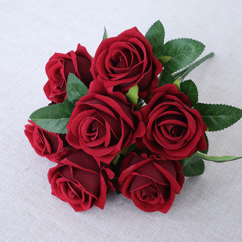 Artificial Roses Wedding Bouquet Flowers Wholesale Bulk