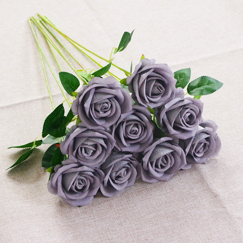 20"/50cm Artificial Rose Flower With Long Stem