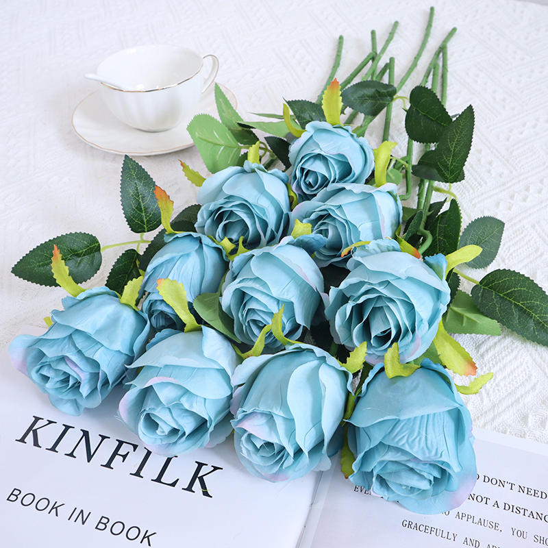 Long Stem Dusty Rose Artificial Flowers For Vase