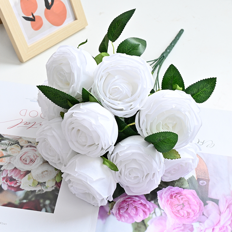 Artificial Rose Bouquet Flowers Decoration For Wedding