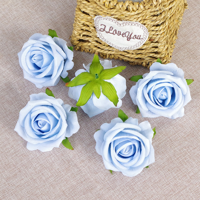 DIY Wedding Mini Fake Rose Flowers Heads In Bulk