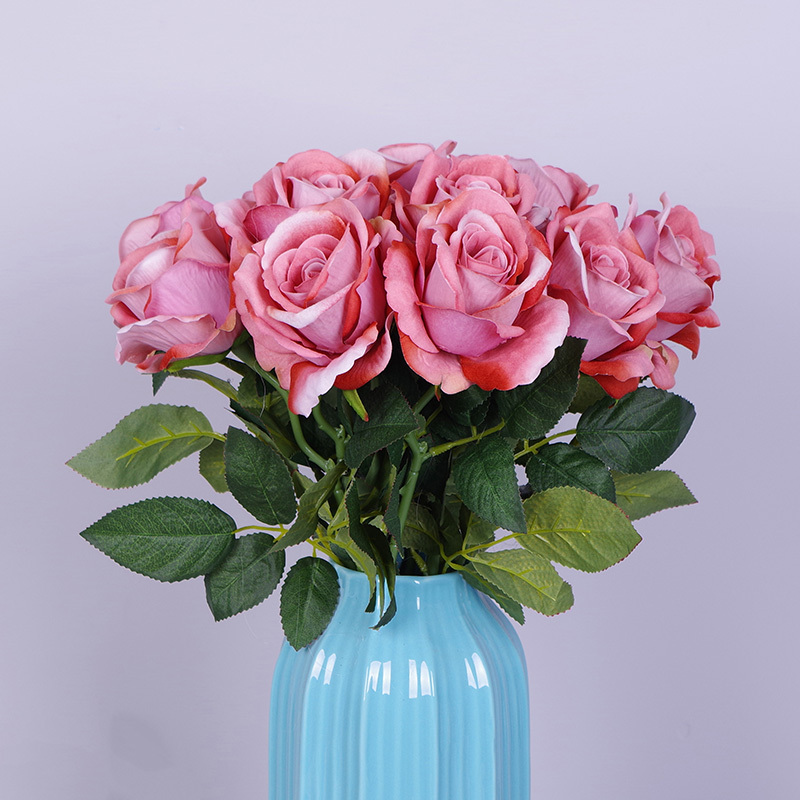 20"/51cm Artificial Roses That Look Real With Stem
