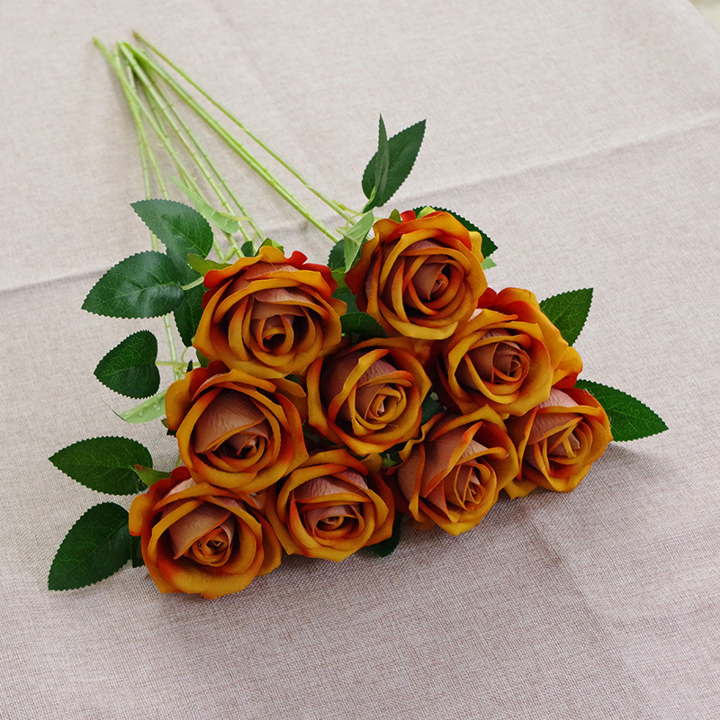 20"/50cm Artificial Rose Flower With Long Stem