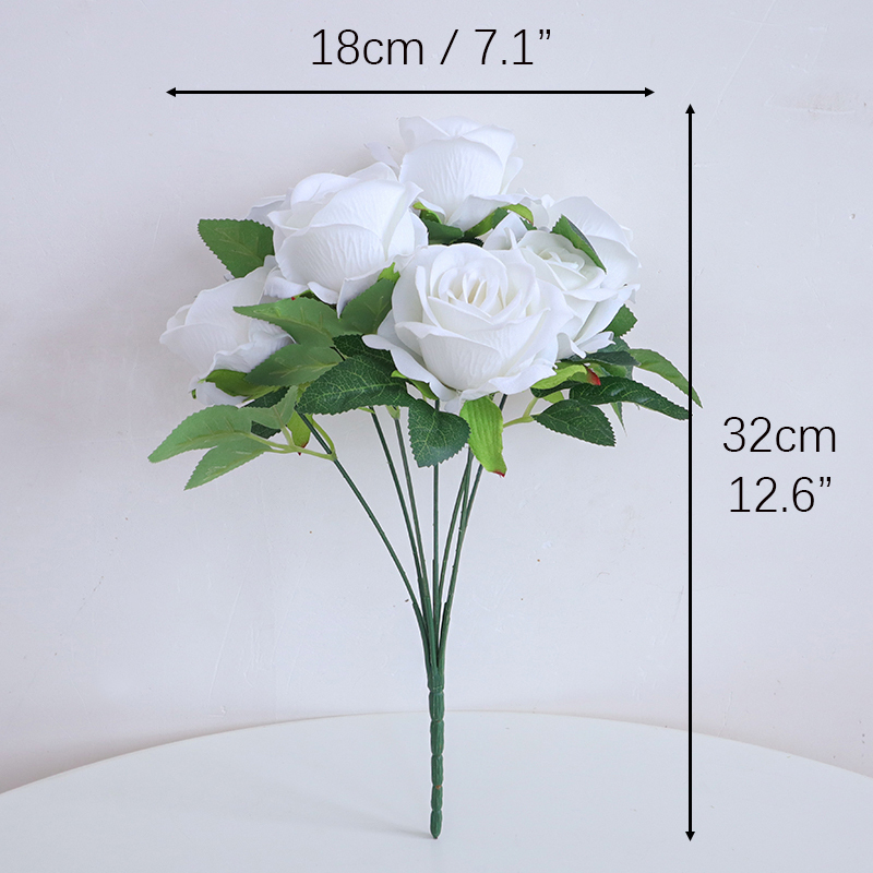 Artificial Roses Wedding Bouquet Flowers Wholesale Bulk