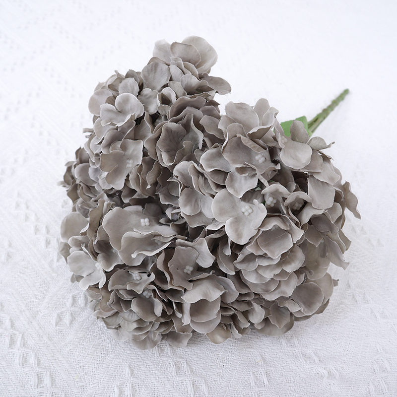 5 Branches Artificial Wedding Hydrangea Bouquet