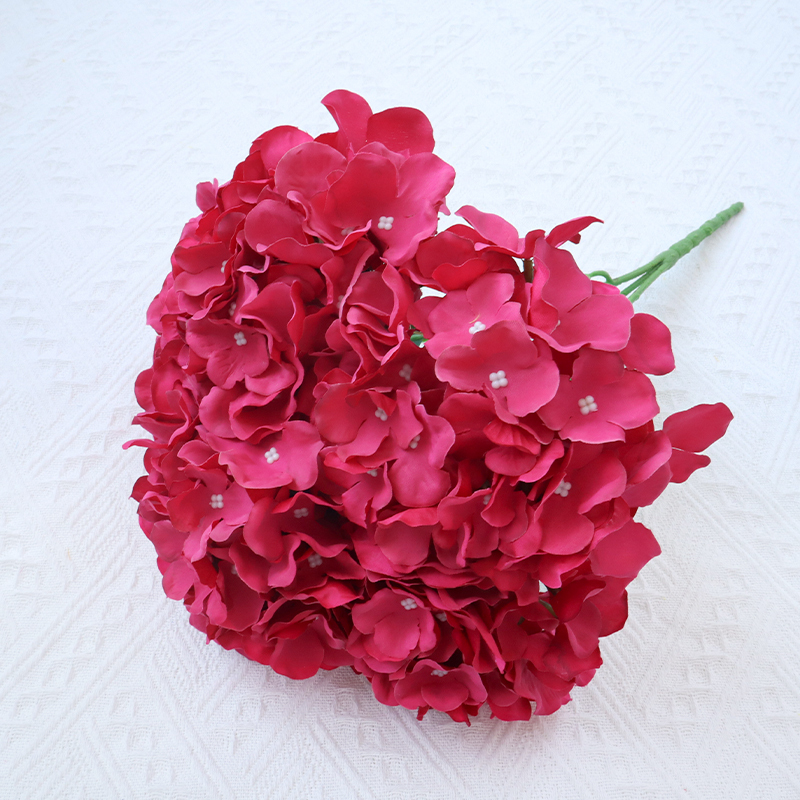 5 Branches Artificial Wedding Hydrangea Bouquet