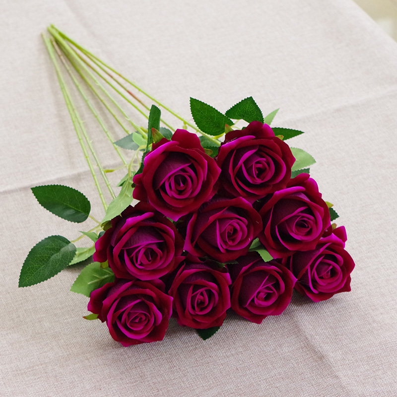20"/50cm Artificial Rose Flower With Long Stem