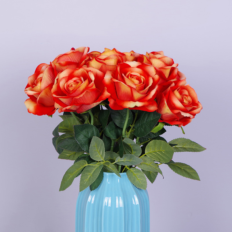 20"/51cm Artificial Roses That Look Real With Stem
