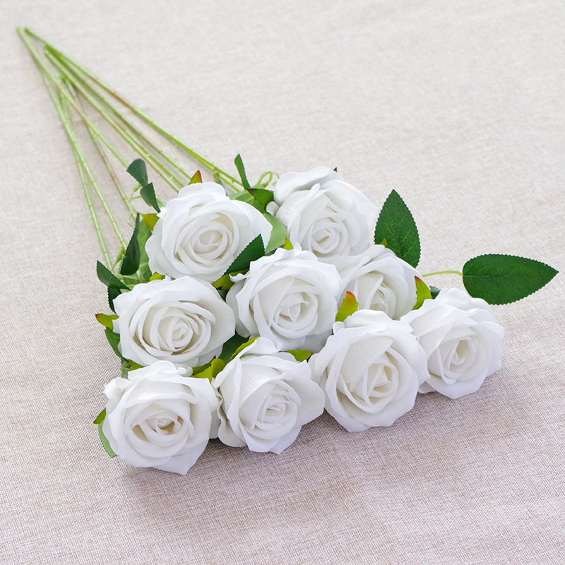 20"/50cm Artificial Rose Flower With Long Stem